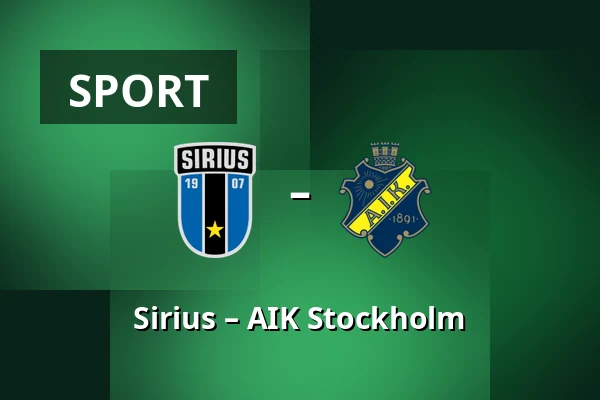 Sirius – AIK Stockholm — Studenternas IP, Uppsala
