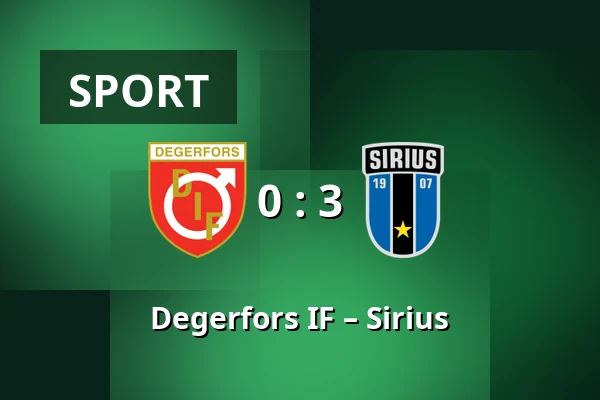 Degerfors IF – Sirius — Stora Valla, Degerfors