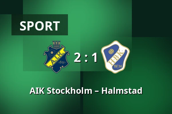 AIK Stockholm – Halmstad — Strawberry Arena, Solna