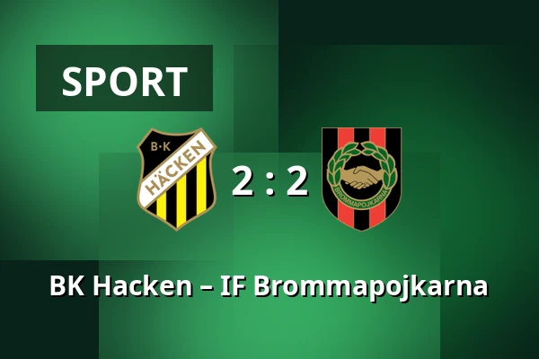 BK Hacken – IF Brommapojkarna — Nordic Wellness Arena, Gothenburg