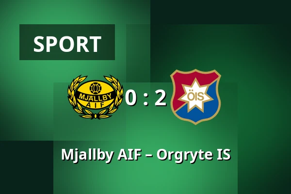 Mjallby AIF – Orgryte IS — Strandvallen, Hallevik