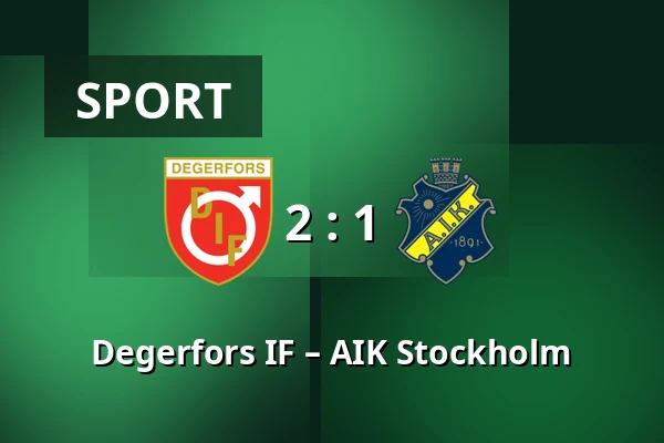 Degerfors IF – AIK Stockholm — Stora Valla, Degerfors