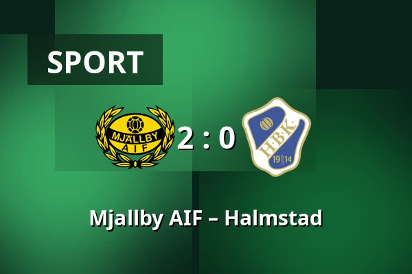 Mjallby AIF – Halmstad — Strandvallen, Hallevik