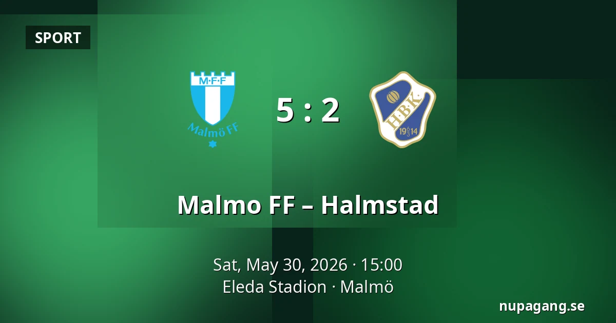 Malmo FF – Halmstad — Eleda Stadion, Malmö