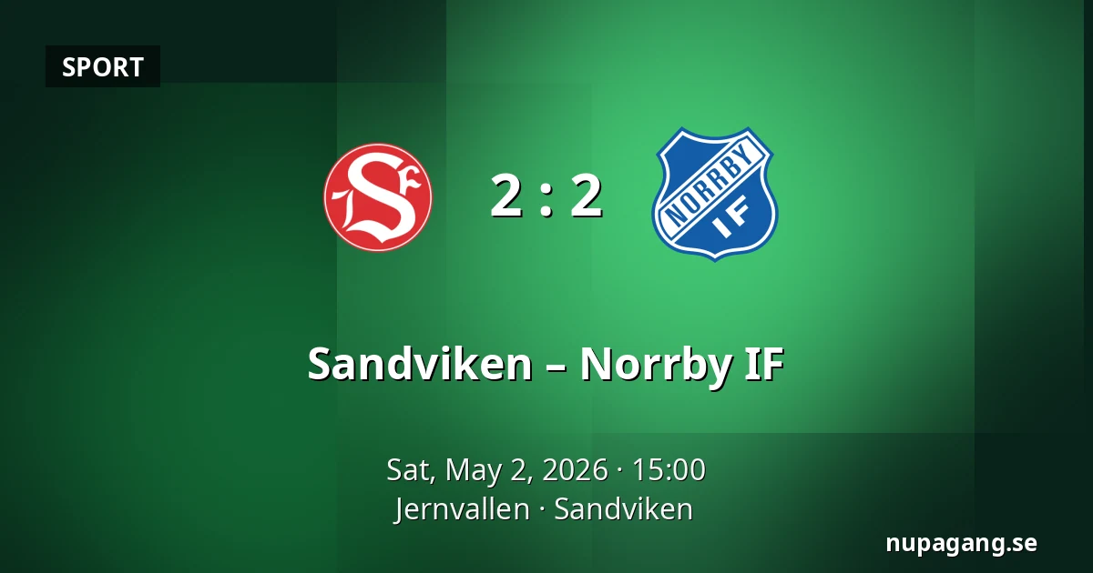 Sandviken – Norrby IF — Jernvallen, Sandviken
