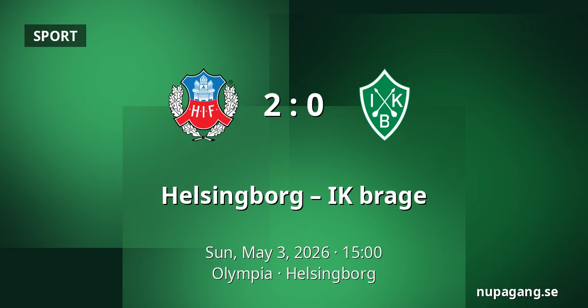 Helsingborg – IK brage — Olympia, Helsingborg