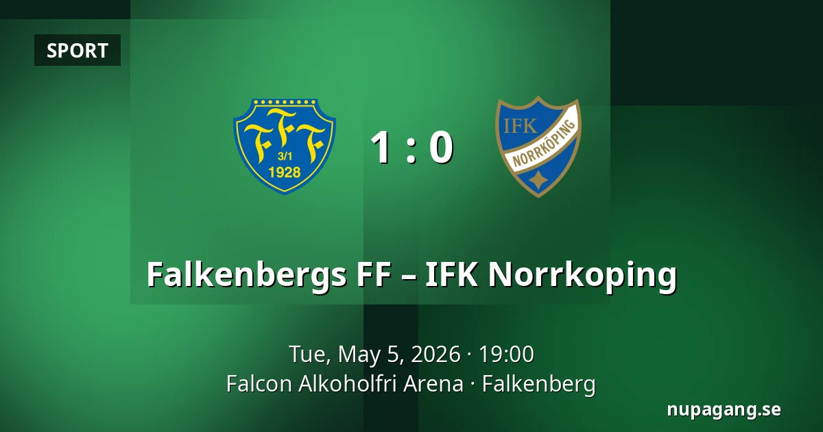 Falkenbergs FF – IFK Norrkoping — Falcon Alkoholfri Arena, Falkenberg