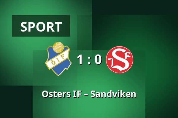 Osters IF – Sandviken — Visma Arena, Vaxjo