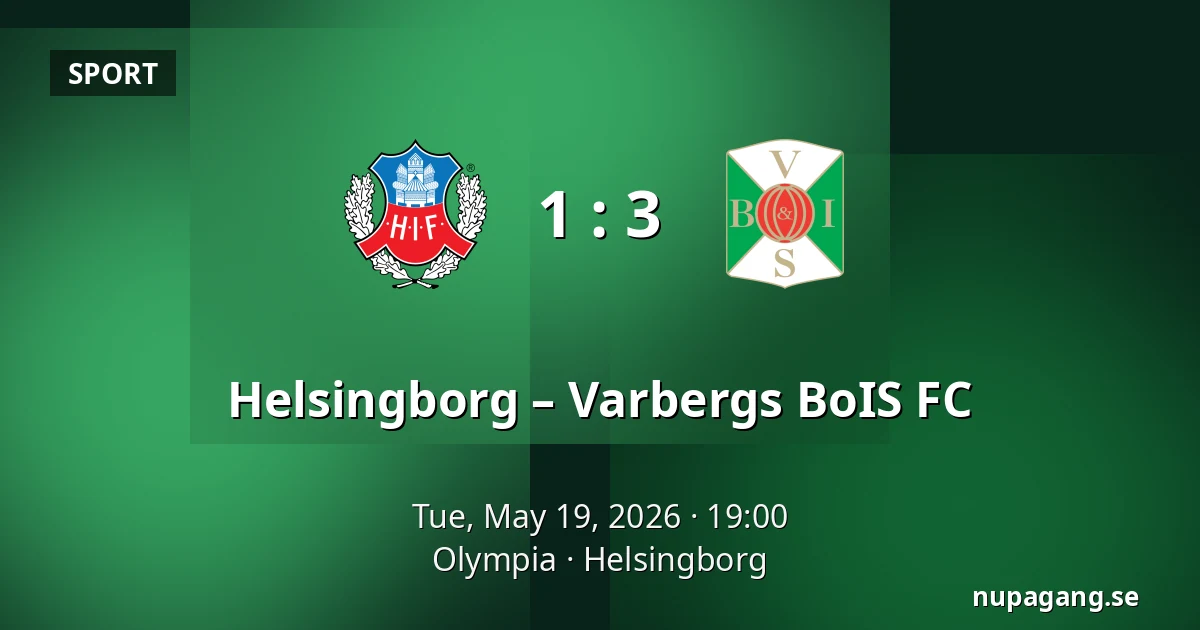 Helsingborg – Varbergs BoIS FC — Olympia, Helsingborg