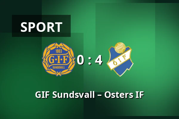 GIF Sundsvall – Osters IF — NP3 Arena, Sundsvall