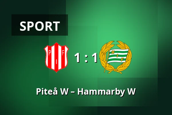 Piteå W – Hammarby W — LF Arena, Piteå