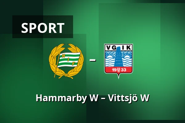 Hammarby W – Vittsjö W — Hammarby IP, Stockholm