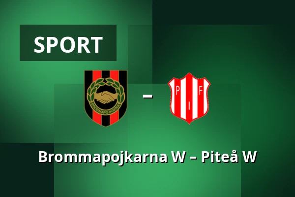 Brommapojkarna W – Piteå W — Grimsta IP, Stockholm