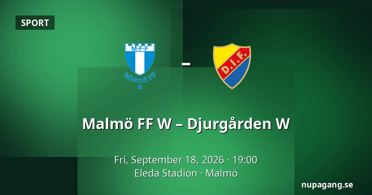Malmö FF W – Djurgården W — Eleda Stadion, Malmö