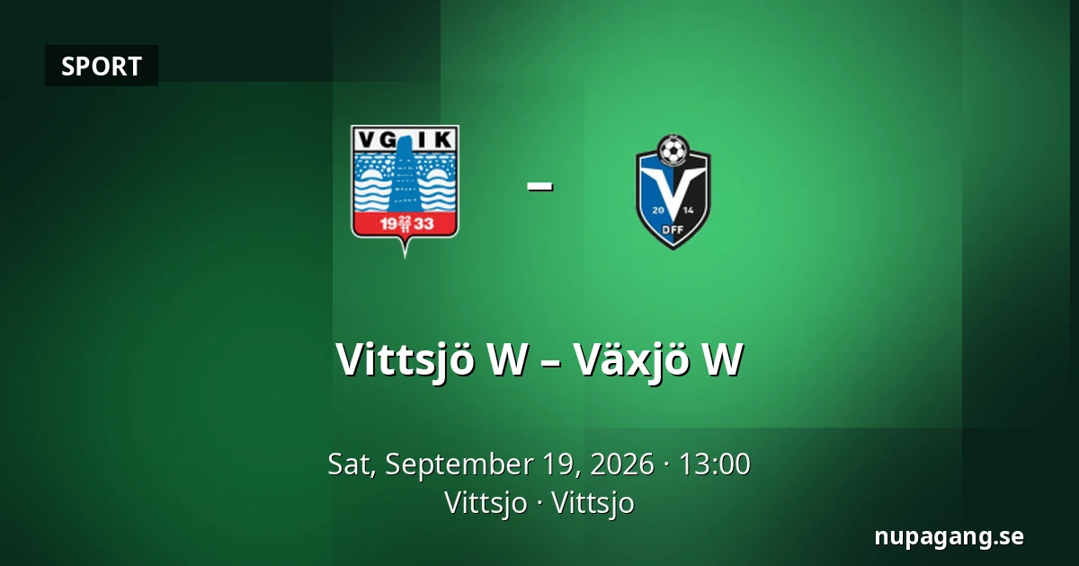 Vittsjö W – Växjö W — Vittsjo, Vittsjo