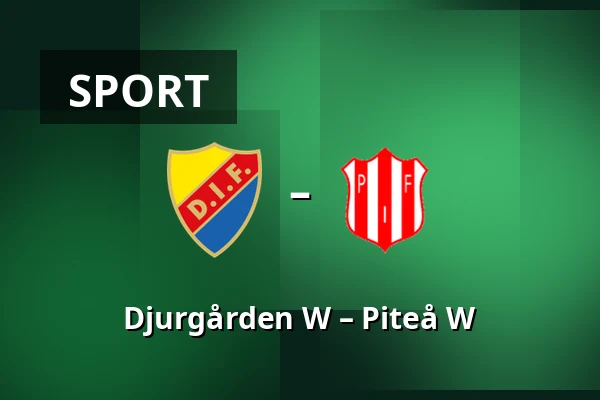 Djurgården W – Piteå W — Stockholms Olympiastadion, Stockholm
