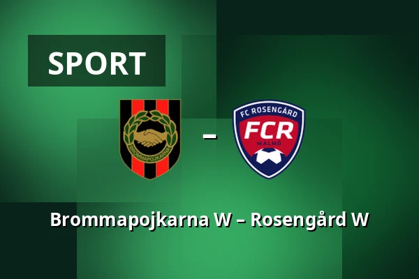 Brommapojkarna W – Rosengård W — Grimsta IP, Stockholm