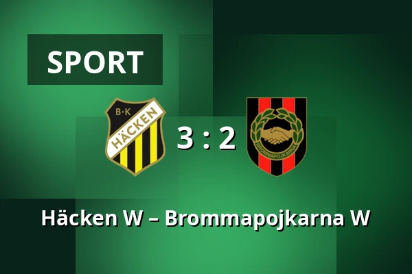 Häcken W – Brommapojkarna W — Nordic Wellness Arena, Gothenburg