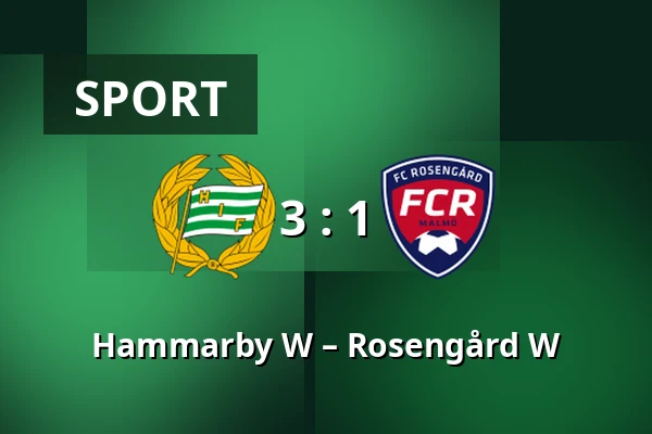 Hammarby W – Rosengård W — Hammarby IP, Stockholm
