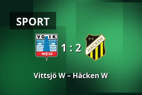 Vittsjö W – Häcken W — Vittsjo, Vittsjo