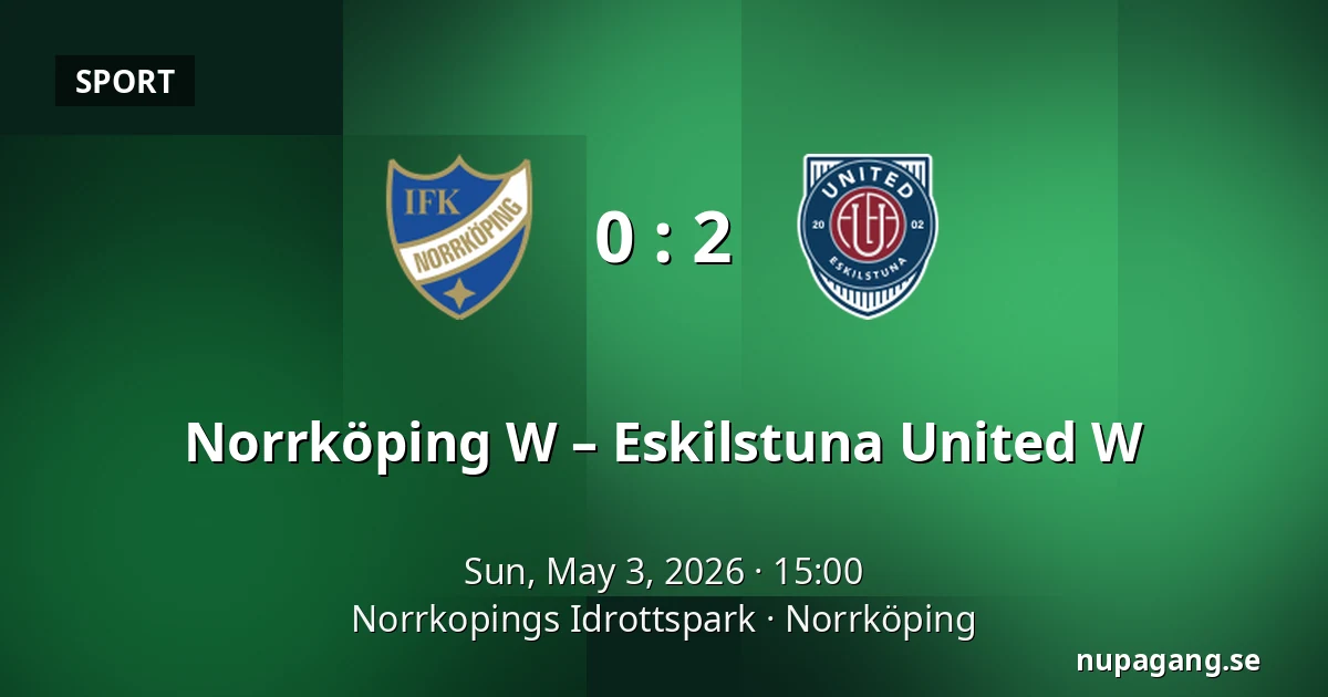Norrköping W – Eskilstuna United W — Norrkopings Idrottspark, Norrköping