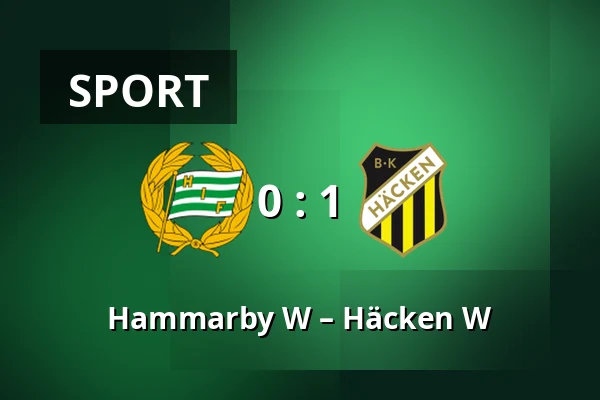 Hammarby W – Häcken W — Hammarby IP, Stockholm