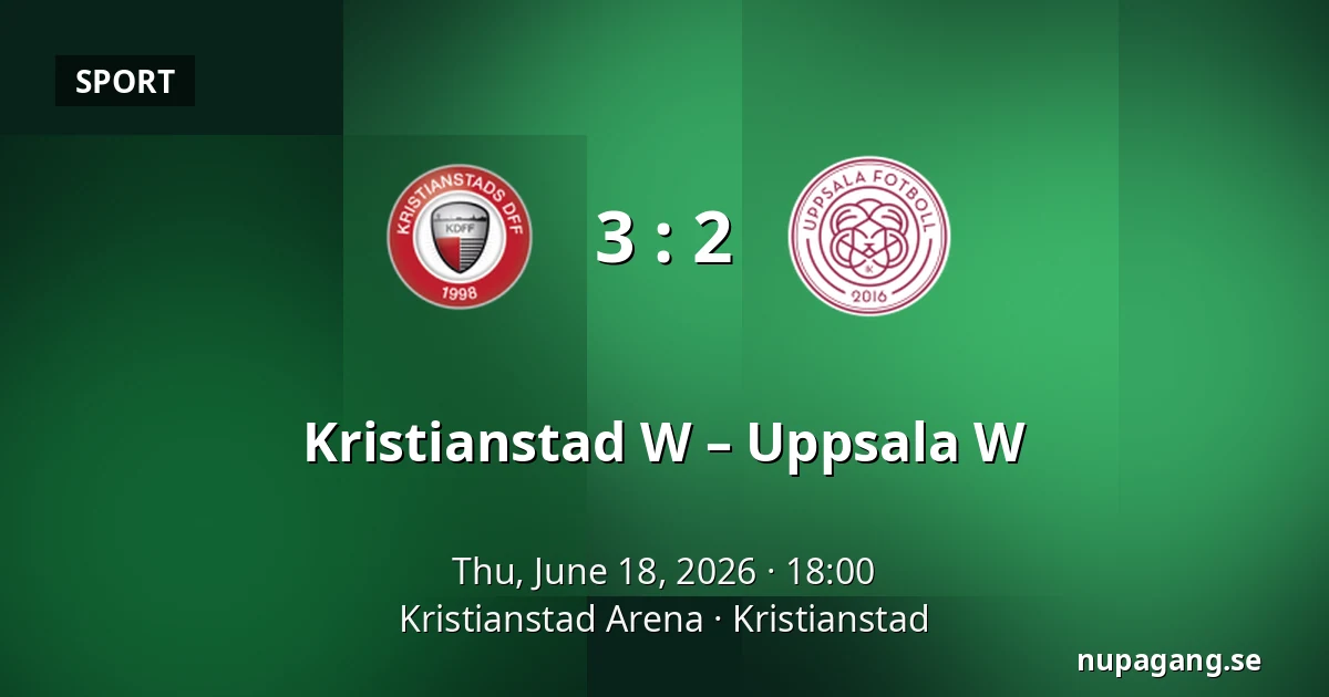 Kristianstad W – Uppsala W — Kristianstad Arena, Kristianstad