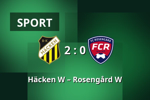 Häcken W – Rosengård W — Nordic Wellness Arena, Gothenburg