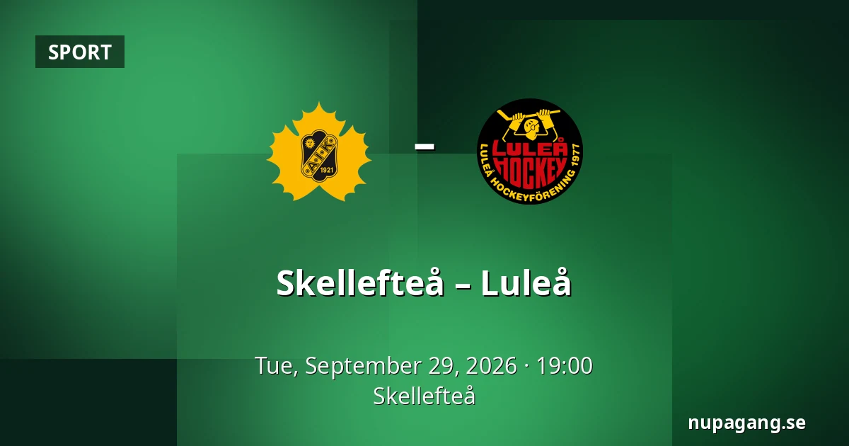 Skellefteå – Luleå — Skellefteå