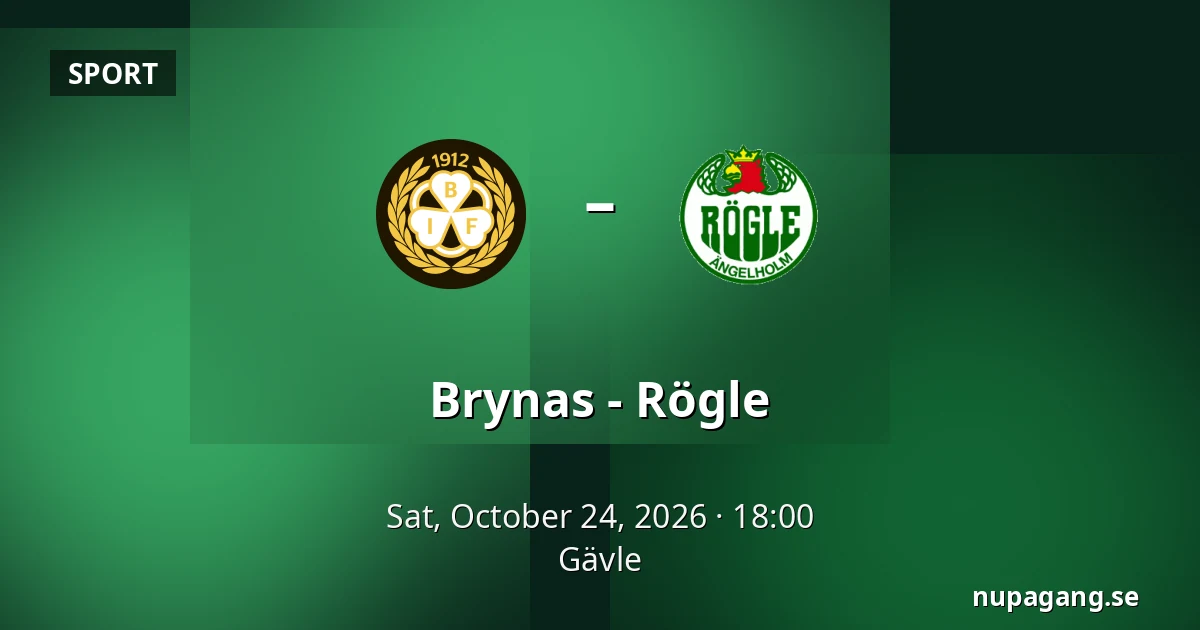 Brynas – Rögle — Gävle