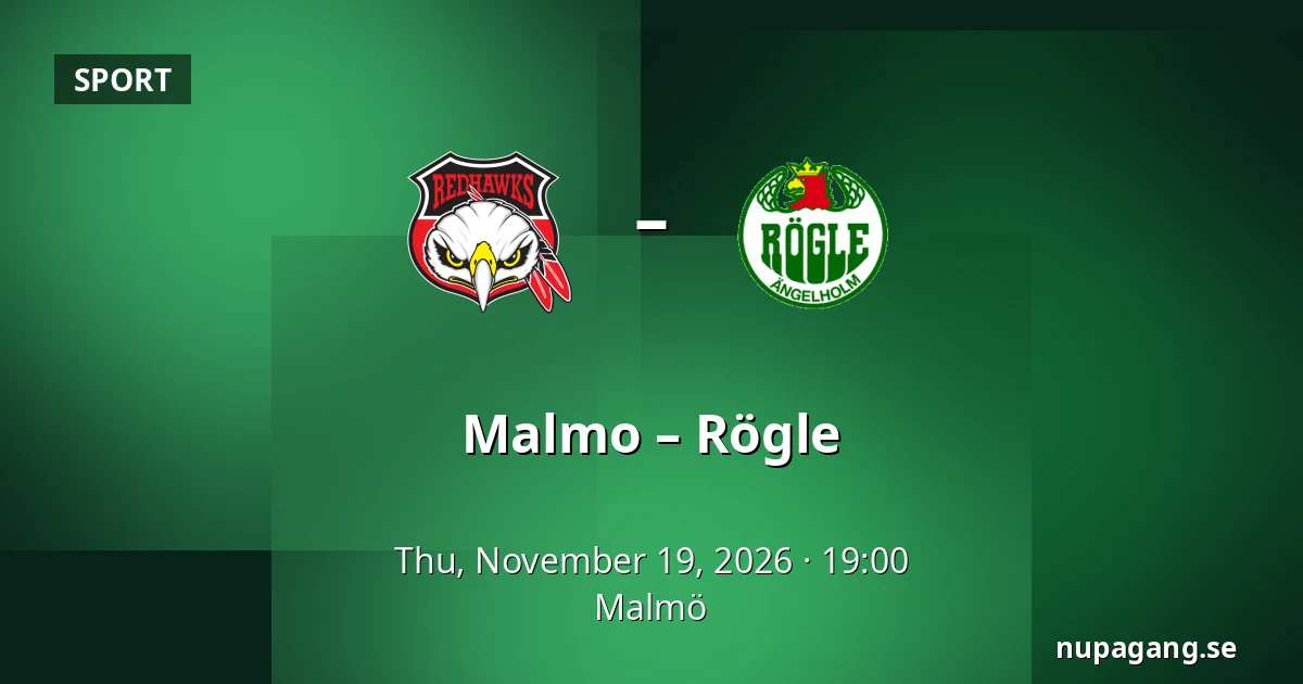 Malmo – Rögle — Malmö