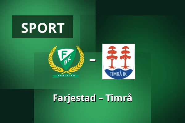 Farjestad – Timrå — Karlstad