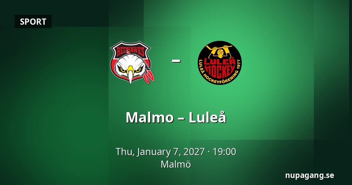 Malmo – Luleå — Malmö