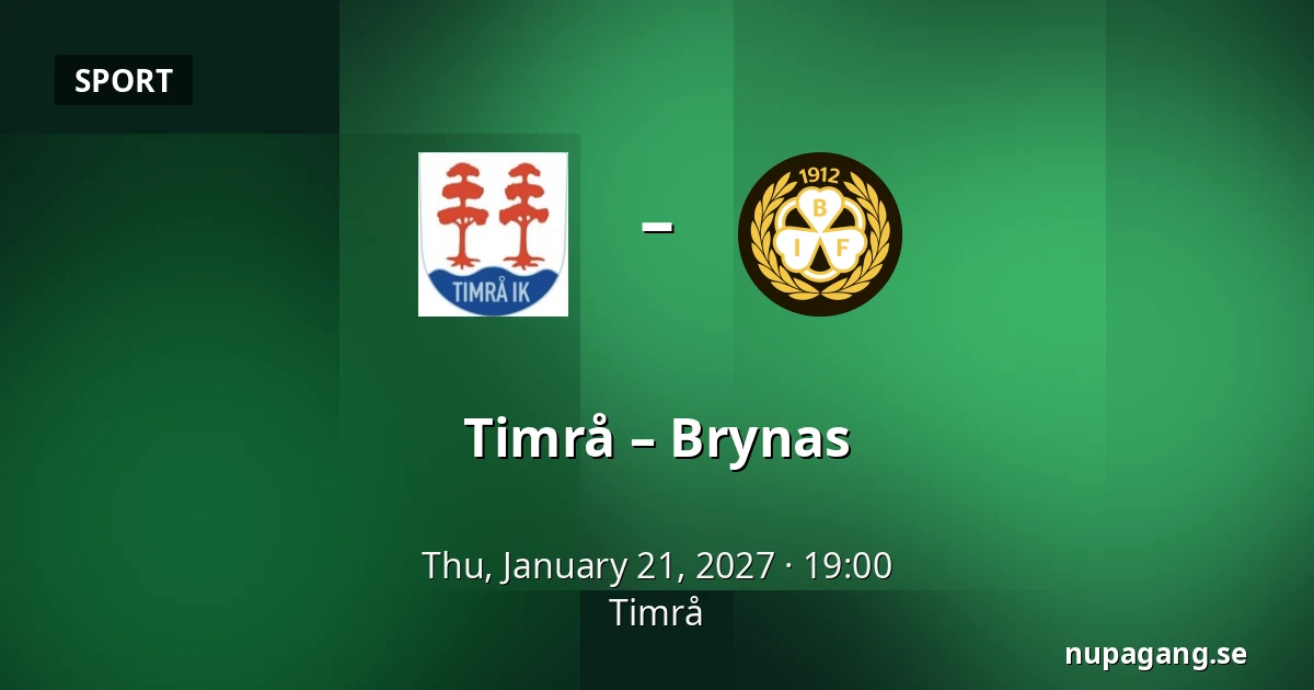 Timrå – Brynas — Timrå