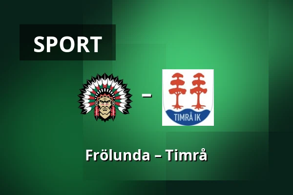 Frölunda – Timrå — Gothenburg