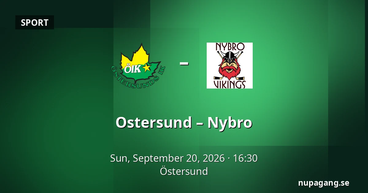 Ostersund – Nybro — Östersund