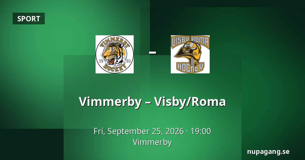 Vimmerby – Visby/Roma — Vimmerby