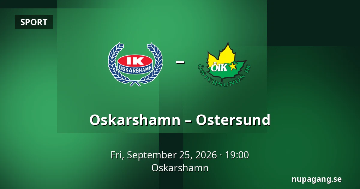 Oskarshamn – Ostersund — Oskarshamn
