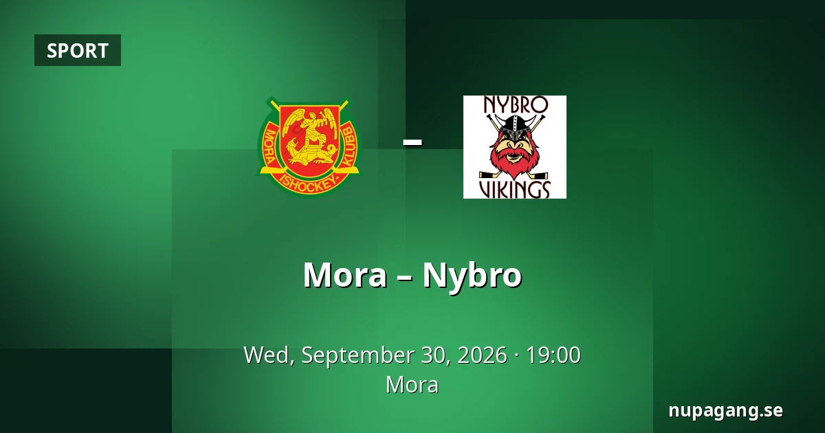 Mora – Nybro — Mora