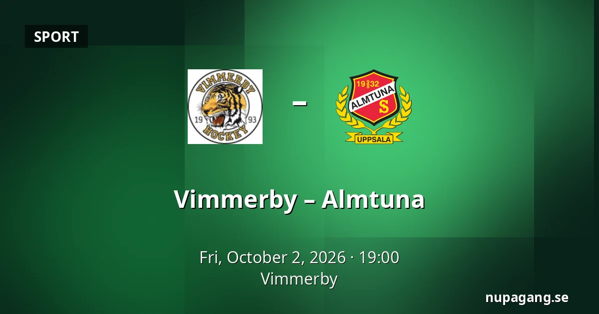 Vimmerby – Almtuna — Vimmerby