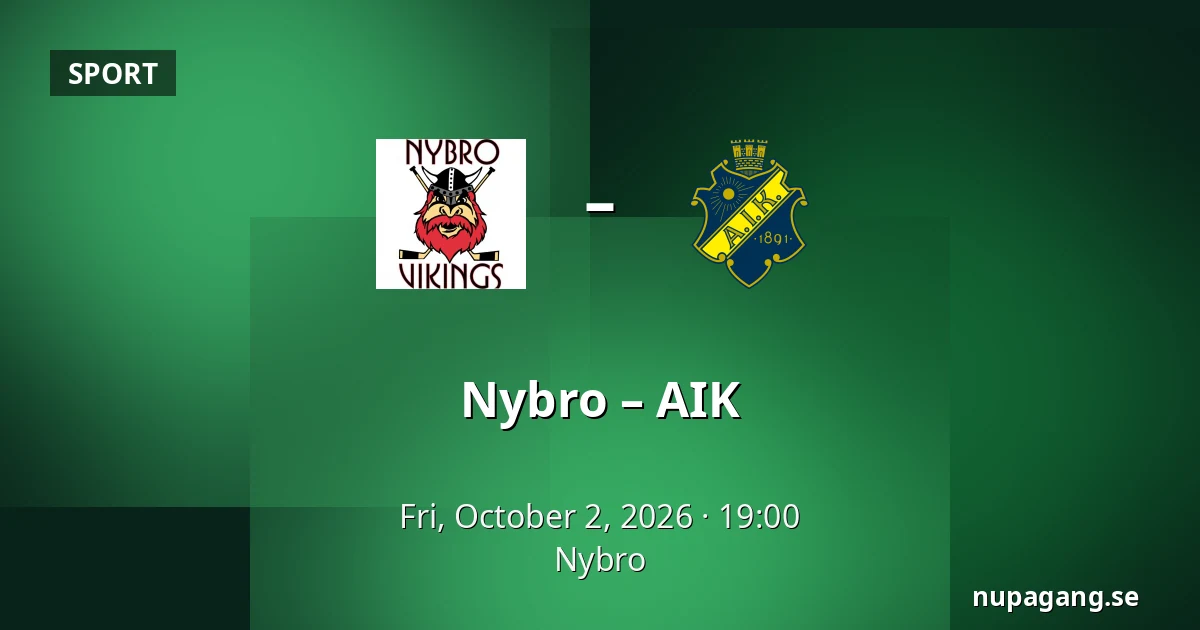 Nybro – AIK — Nybro