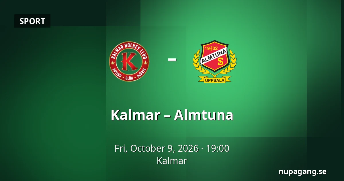 Kalmar – Almtuna — Kalmar