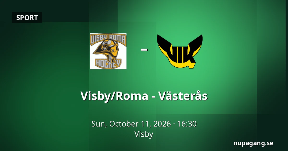 Visby/Roma – Vasteras — Visby