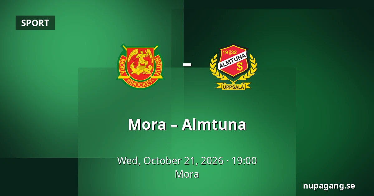 Mora – Almtuna — Mora