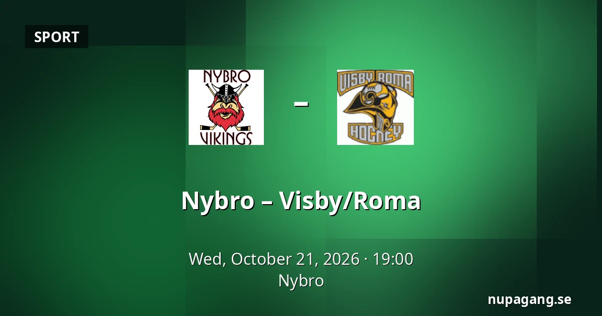 Nybro – Visby/Roma — Nybro