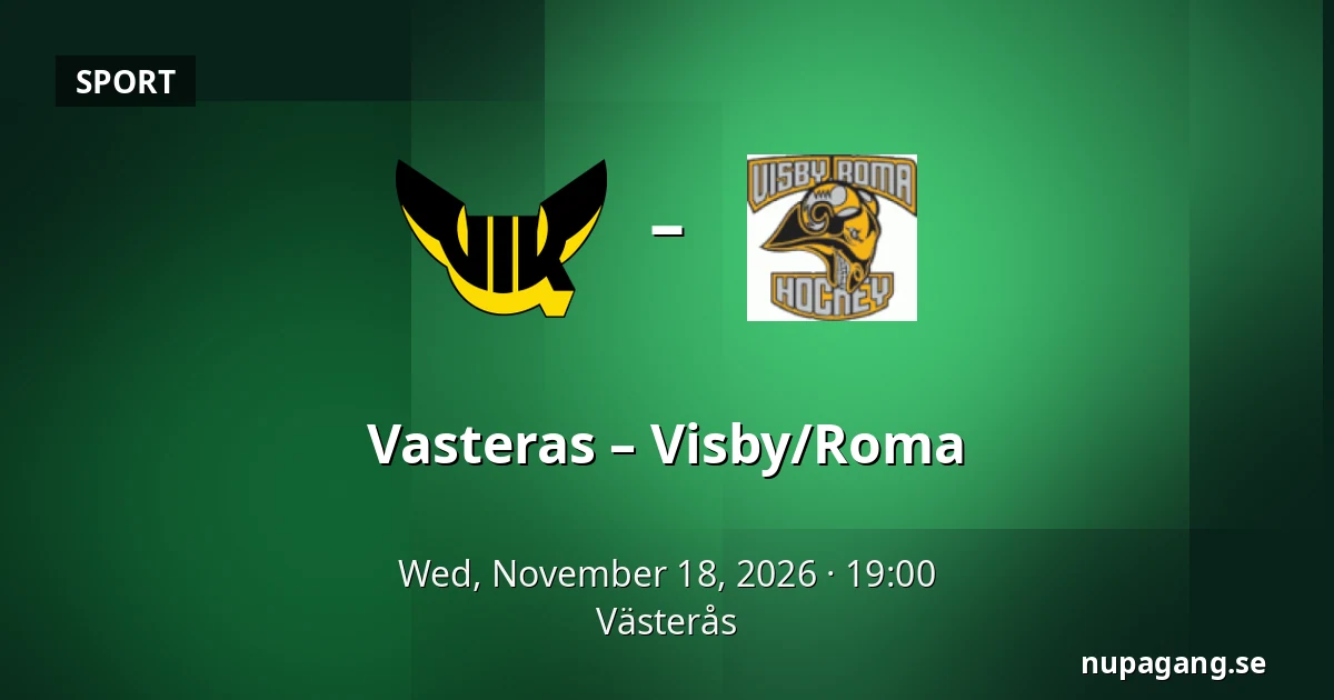 Vasteras – Visby/Roma — Västerås