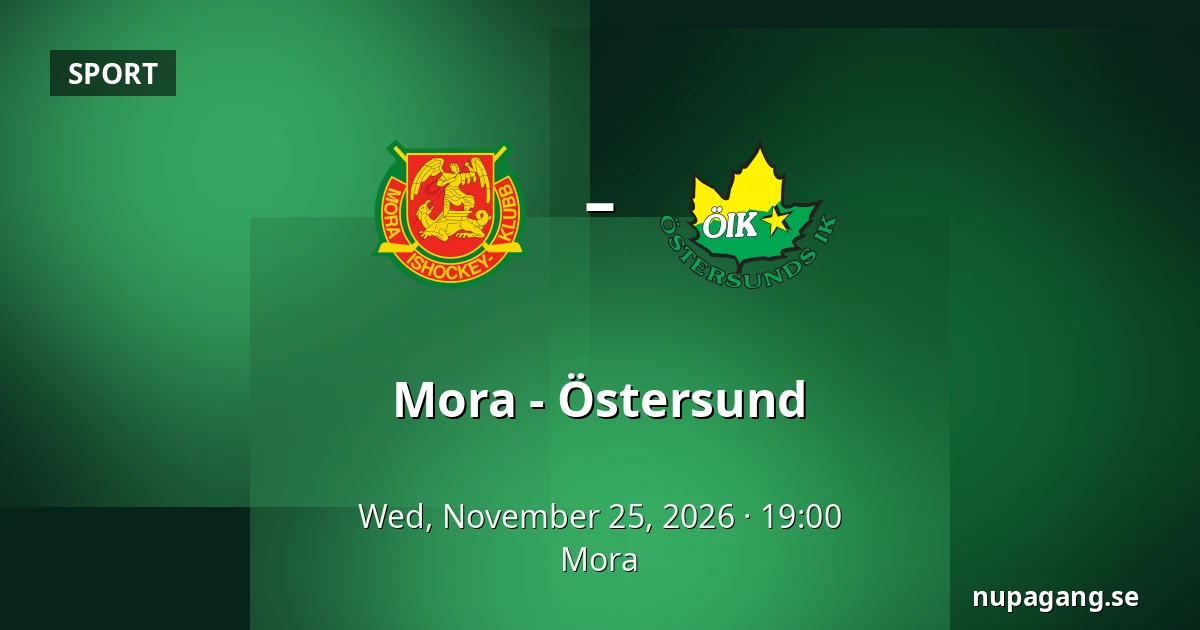 Mora – Ostersund — Mora
