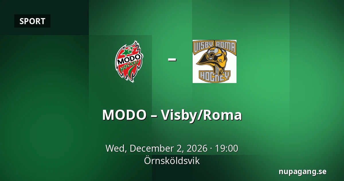 MODO – Visby/Roma — Örnsköldsvik