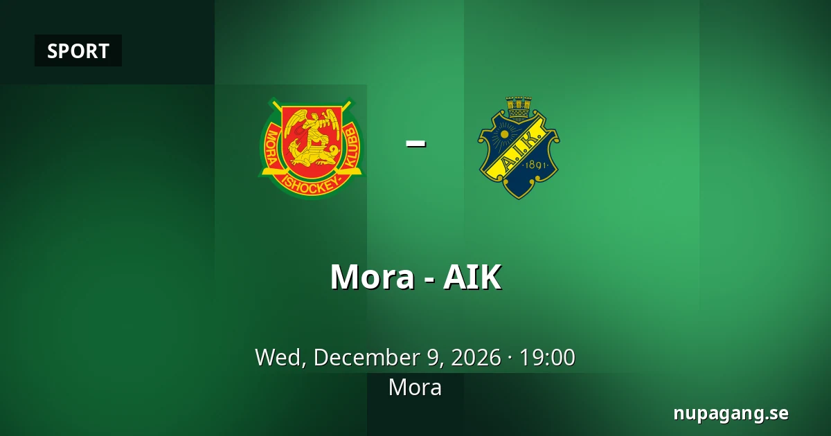 Mora – AIK — Mora