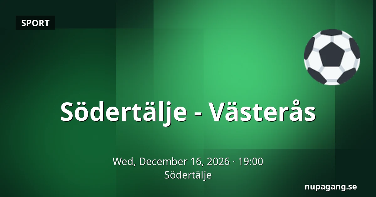 Södertälje – Vasteras — Södertälje